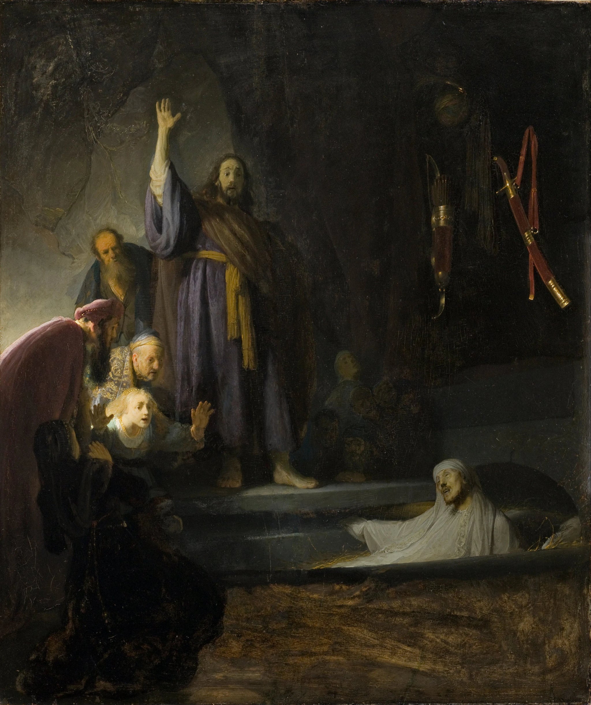 La résurrection de Lazare - Rembrandt