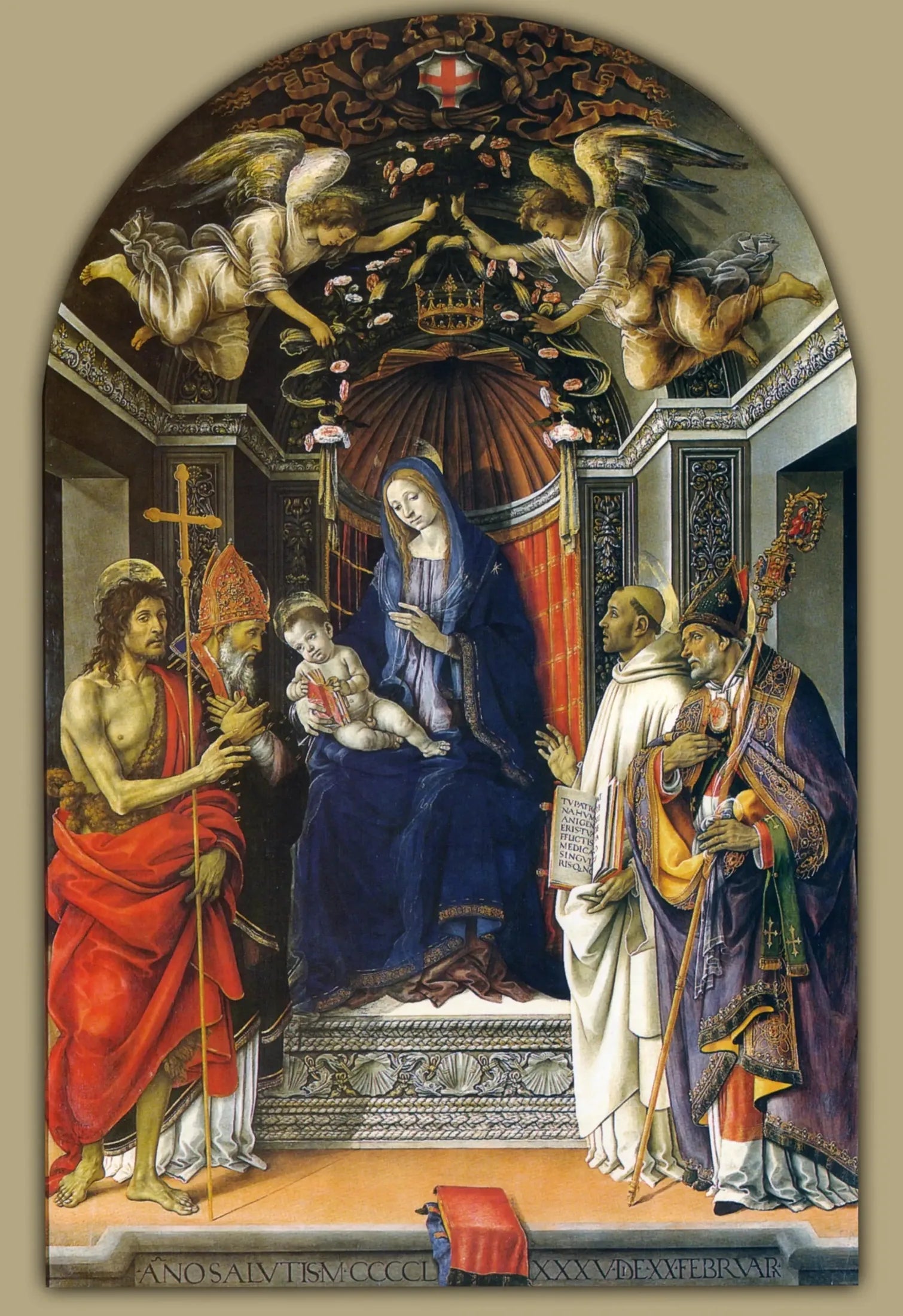 Retable de la Seigneurie - Fra Filippo Lippi image 1 reproduction de peinture à l’huile