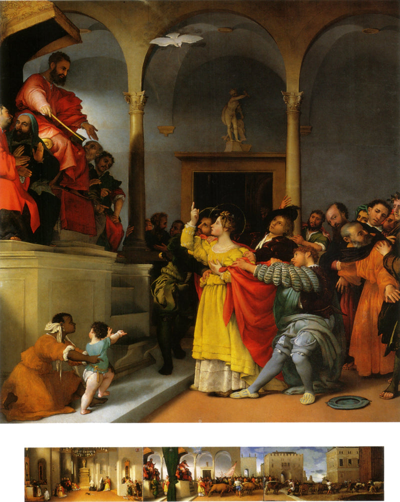 แท่นบูชาของเซนต์ลูเซีย - Lorenzo Lotto