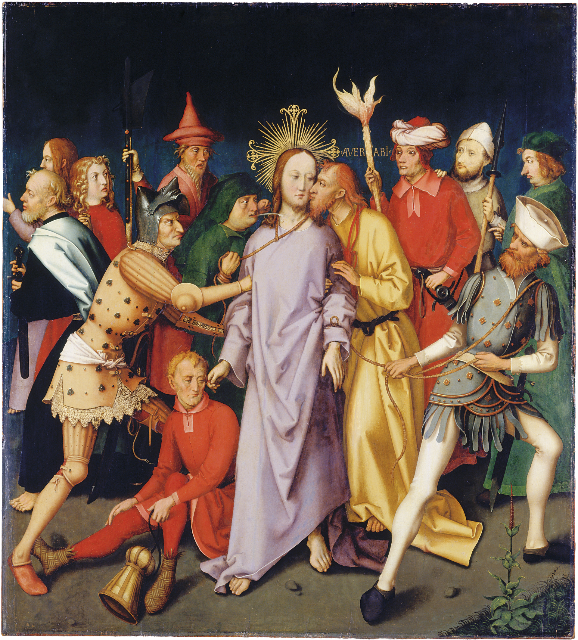 Retable dominicain de Francfort : L'arrestation du Christ - Hans Holbein the Elder image 1 reproduction d’œuvre d’art à l’huile