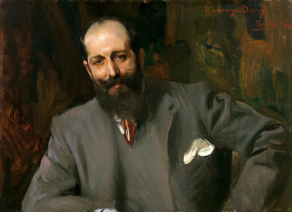 Retrato del doctor Joaquín Decref y Ruiz - Joaquín Sorolla image 1 reproduction réalisée par Alpha Reproduction