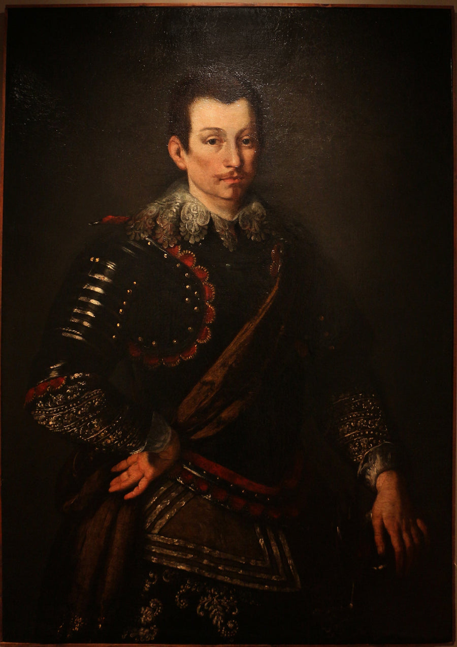 Ritratto di gentiluomo con corazza - Bernardo Strozzi