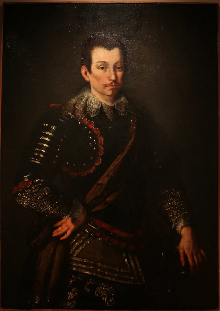 Ritratto di gentiluomo con corazza - Bernardo Strozzi