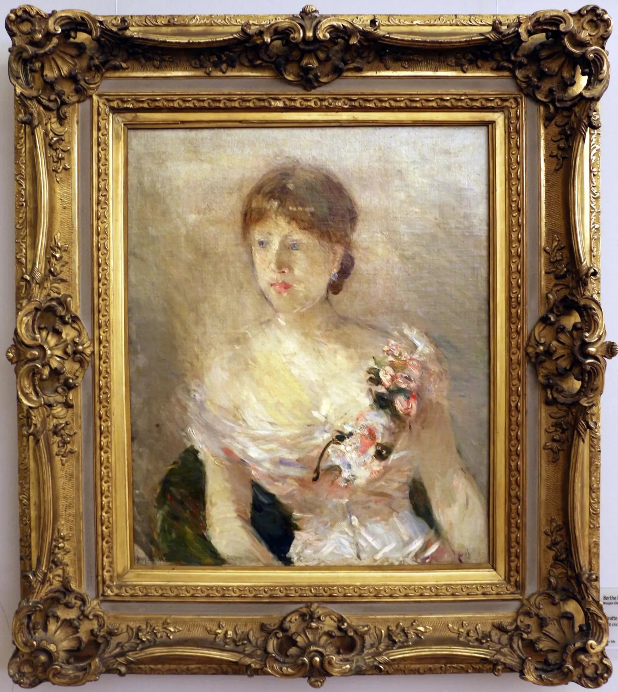 Ritratto di signora - Berthe Morisot image 1 reproduction d’œuvre d’art à l’huile