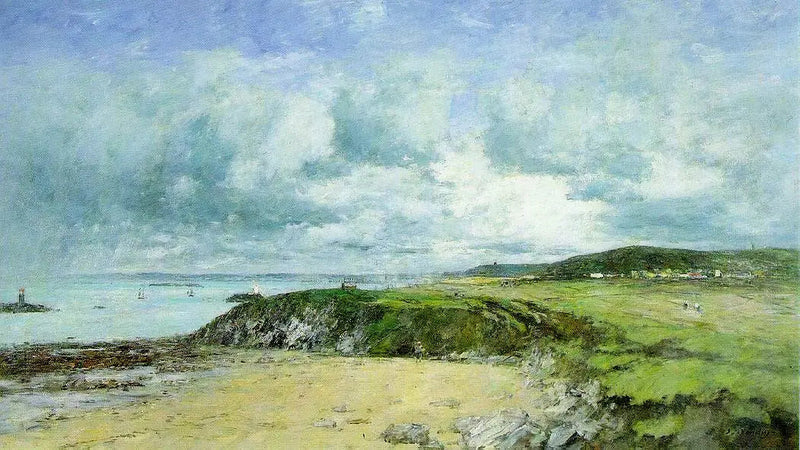 ชายฝั่งของ Portrieux, Côtes-du-Nord - Eugène Boudin