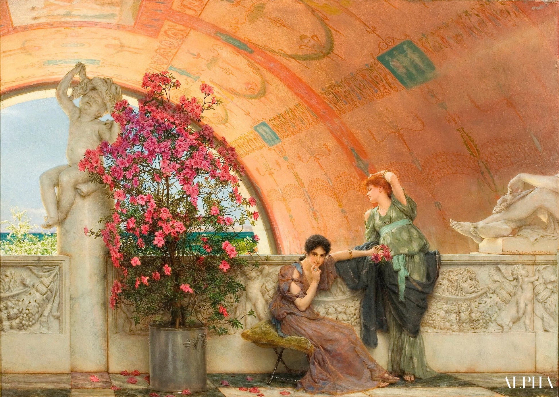 Rivaux inconscients - Lawrence Alma-Tadema Reproductions de tableaux à la peinture à l’huile