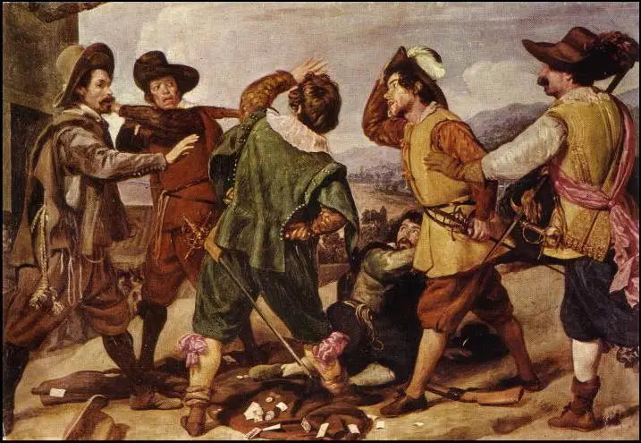 การปะทะกันของทหารหน้าสถานทูตสเปน - Diego Velázquez