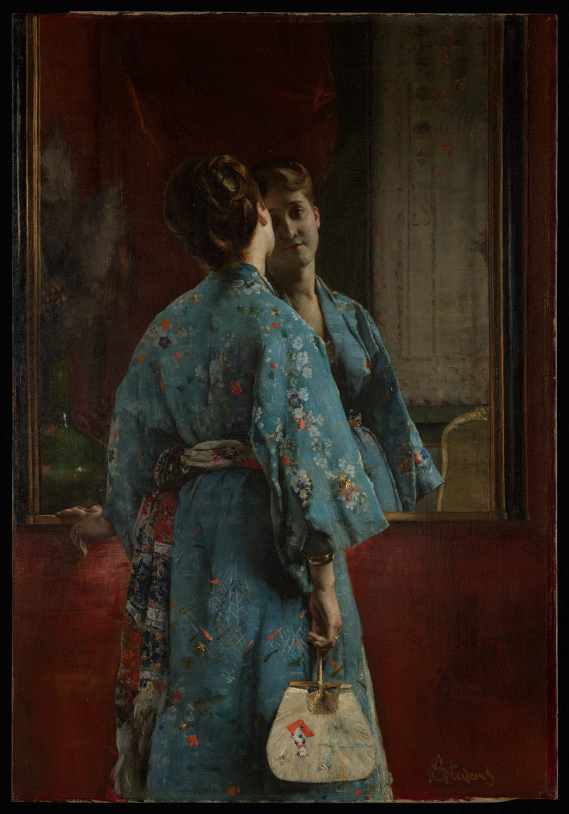 La robe japonaise - Alfred Stevens