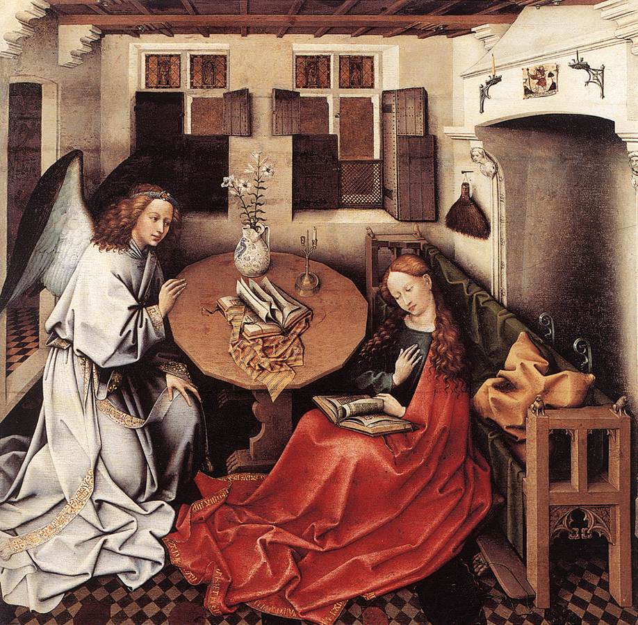 L’Annonciation, retable de Mérode - Robert Campin