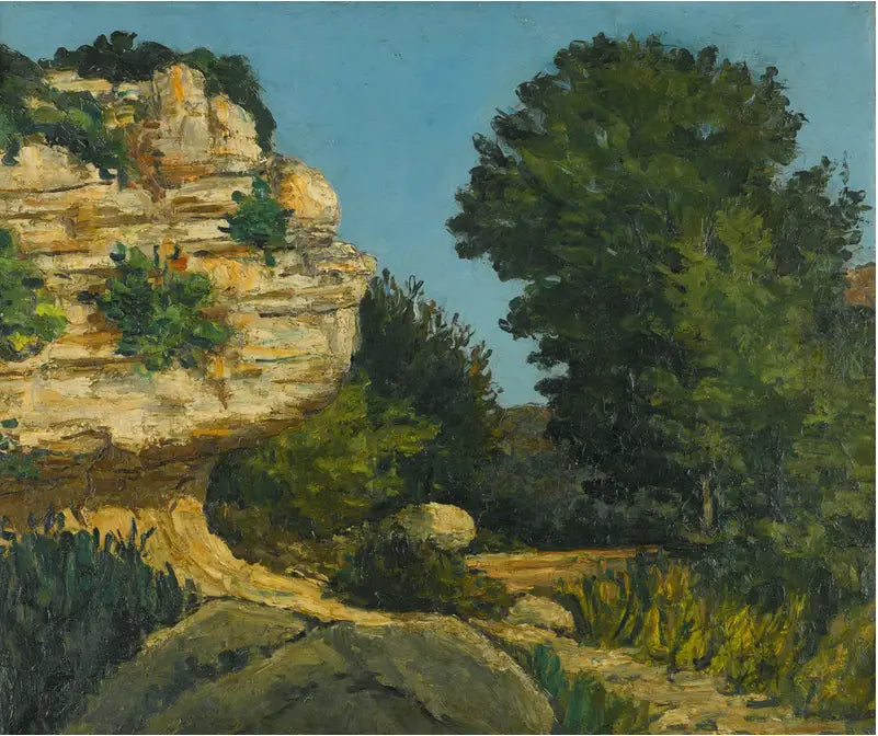 โขดหิน - Paul Cézanne