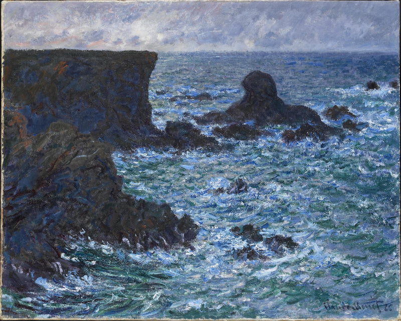 หินในพอร์ต-โคตัน, Lion Rock W1091 - Claude Monet