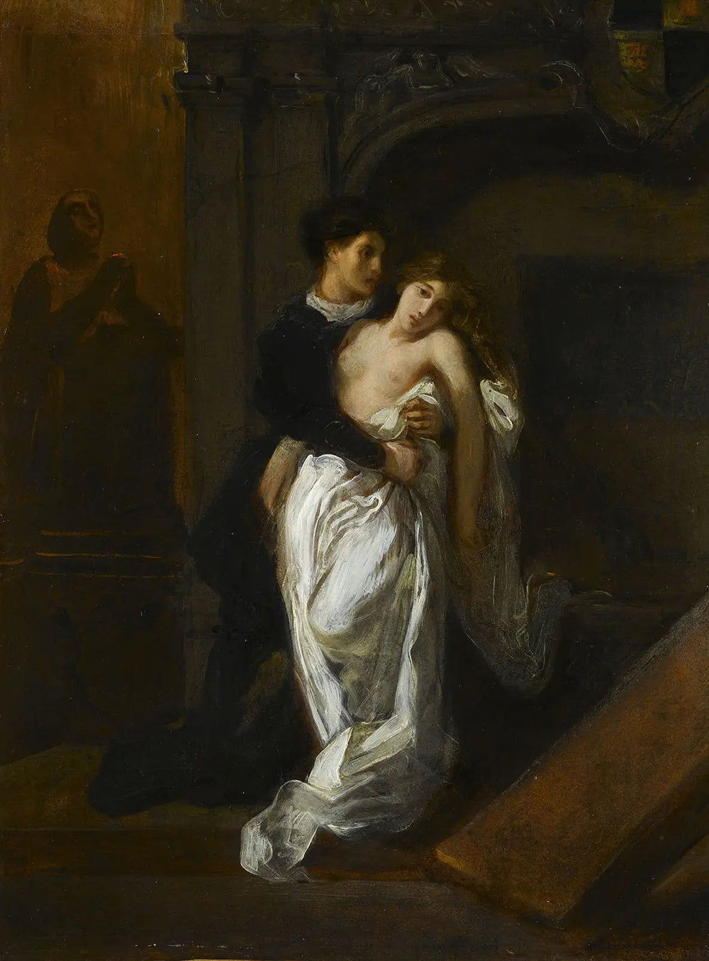 Roméo et Juliette au tombeau des Capulet - Eugène Delacroix image 1 copie peinte à la main à l’huile