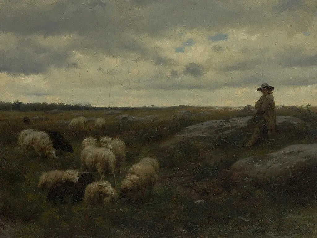 Sheep on a Pasture, peinture de Rosa Bonheur