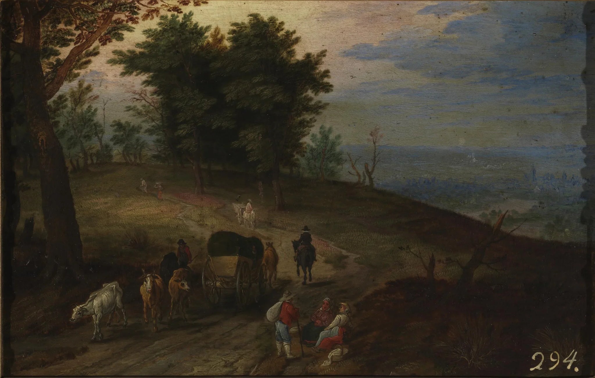 Route de montagne - Jan Brueghel l'Ancien image 1 copie de tableau peinte à la main