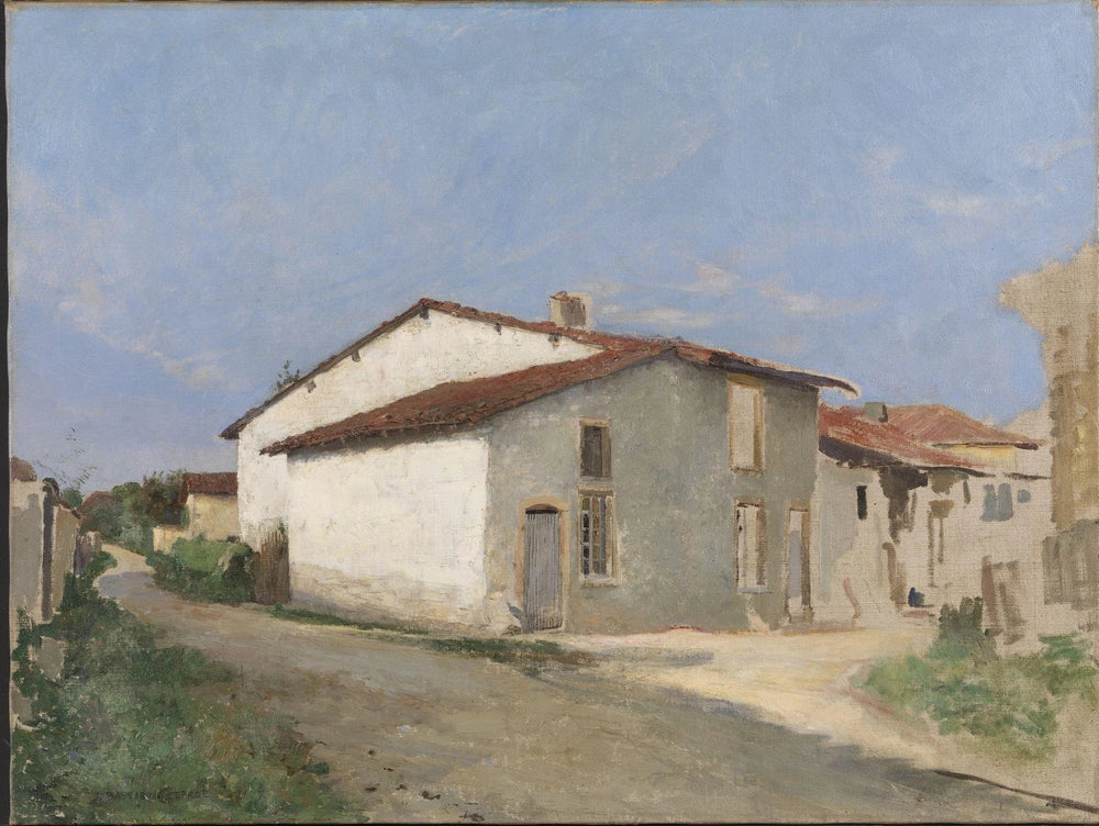 Rue à Damvillers - Jules Bastien-Lepage image 1 reproduction d’œuvre d’art à l’huile