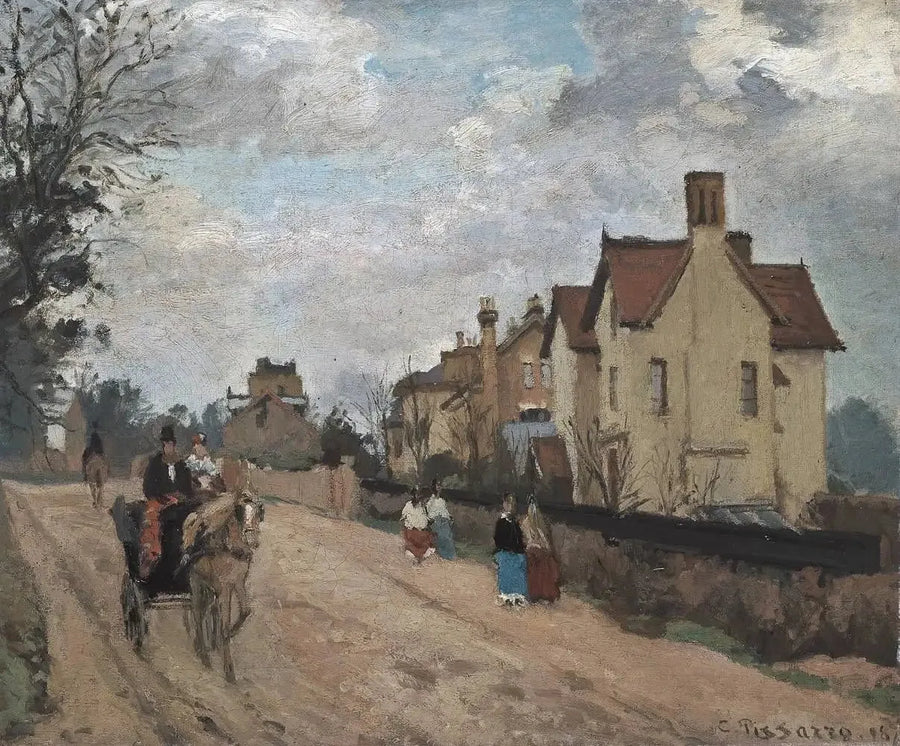 ถนนใน Upper Norwood - Camille Pissarro