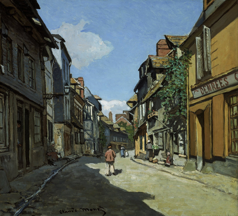 Rue de la Bavole, Honfleur W33 - คล็อด โมเนต์