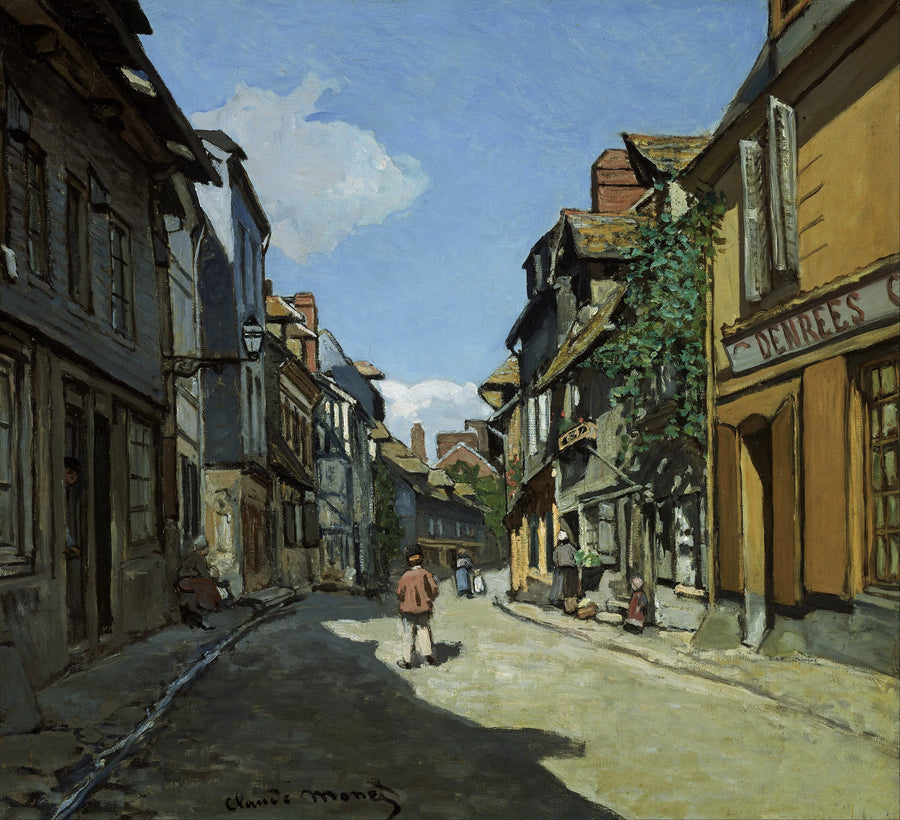 Rue de la Bavole, Honfleur W33 - คล็อด โมเนต์