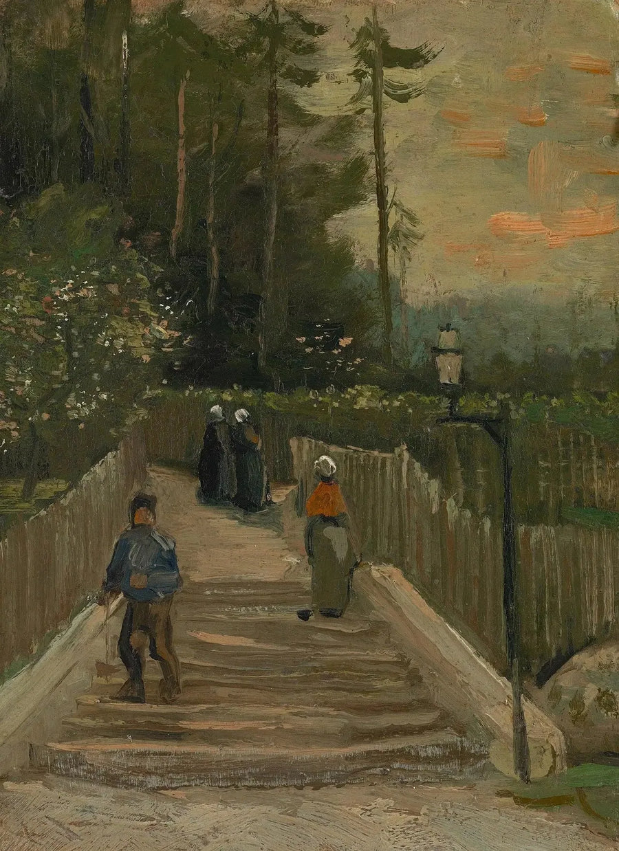 ถนนมงต์มาร์ตร์ - Vincent van Gogh