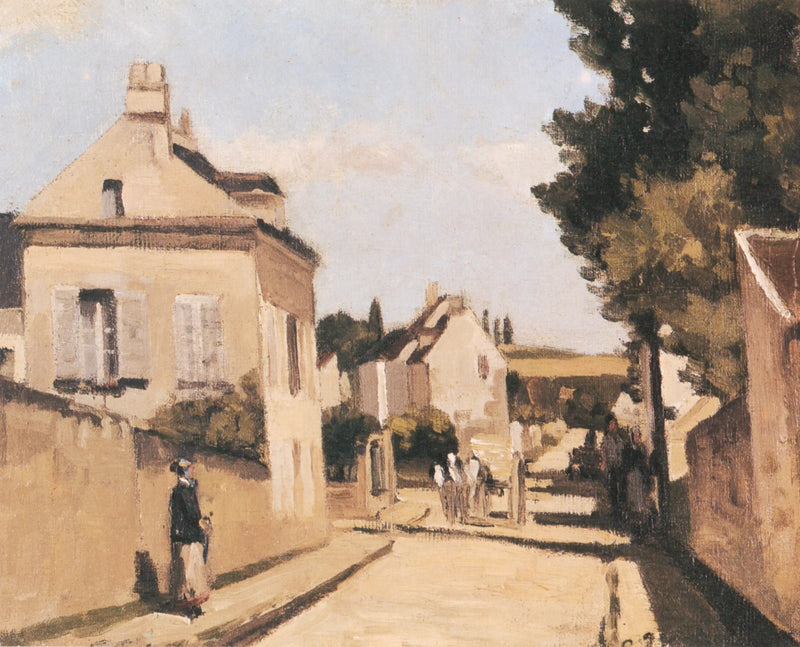 ถนน L´Hermitage - Camille Pissarro