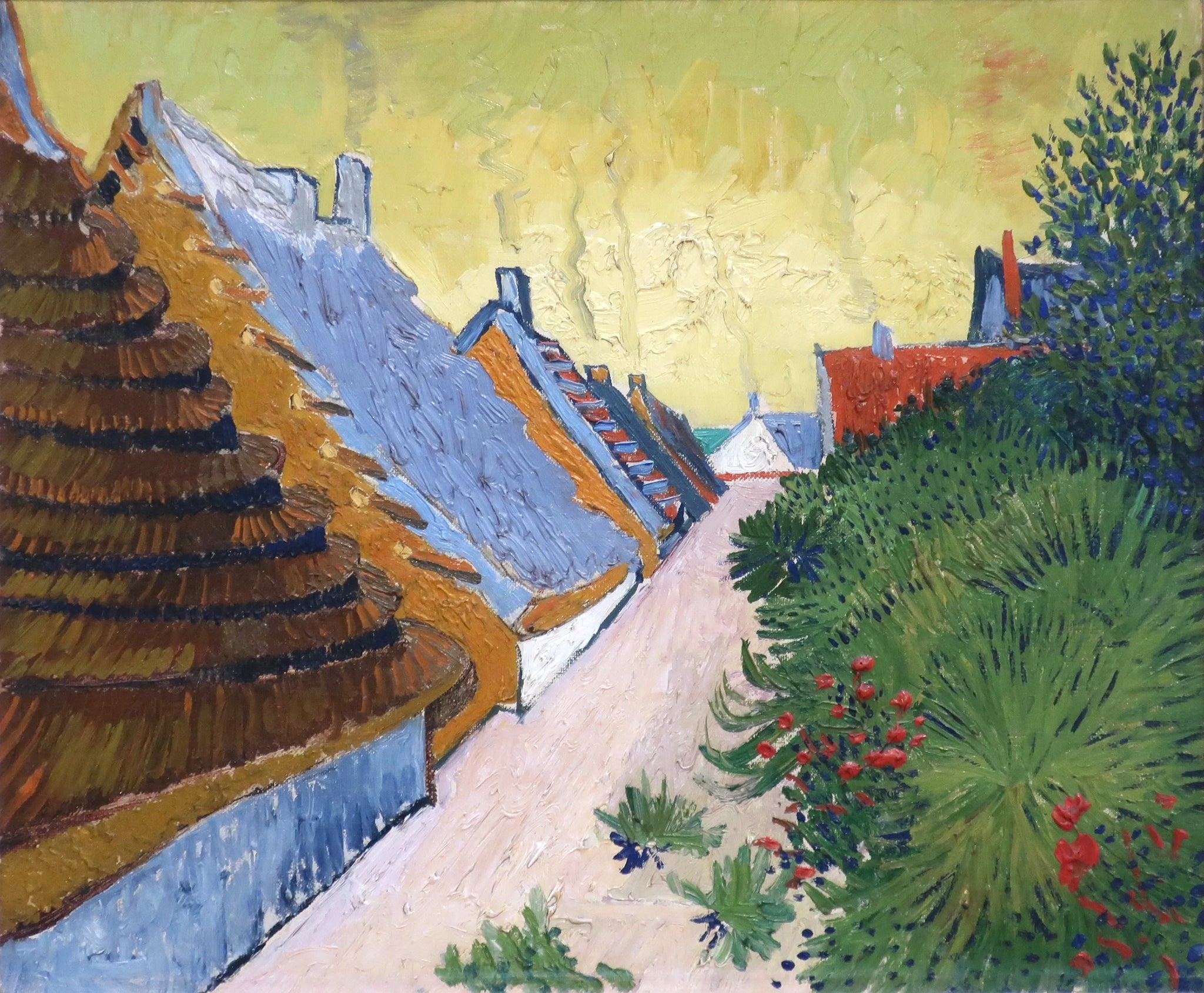 Rue des Saintes-Maries F420 de Vincent van Gogh