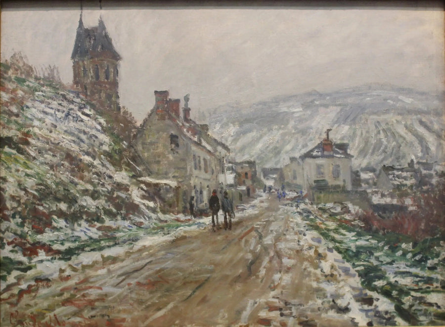 ถนนหมู่บ้าน, Vétheuil. - Claude Monet
