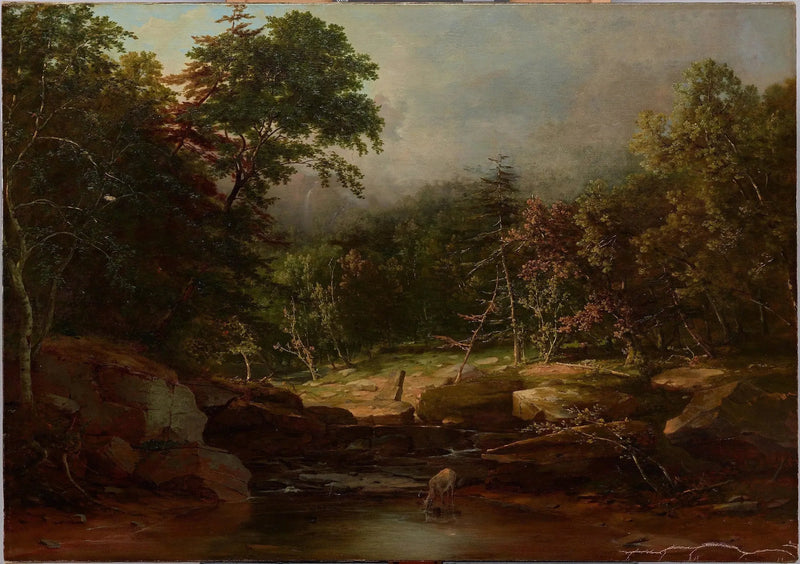 Ruisseau dans les montagnes - George Inness
ลำธารในภูเขา - จอร์จ อินเนส