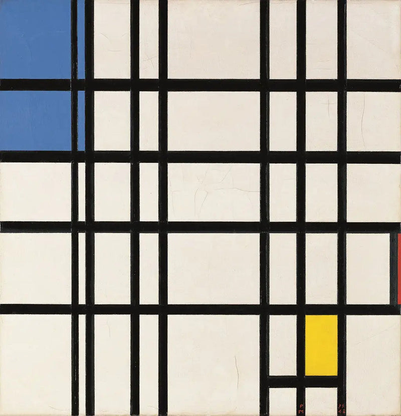 จังหวะของเส้นตรง (และสี?) - Piet Mondrian