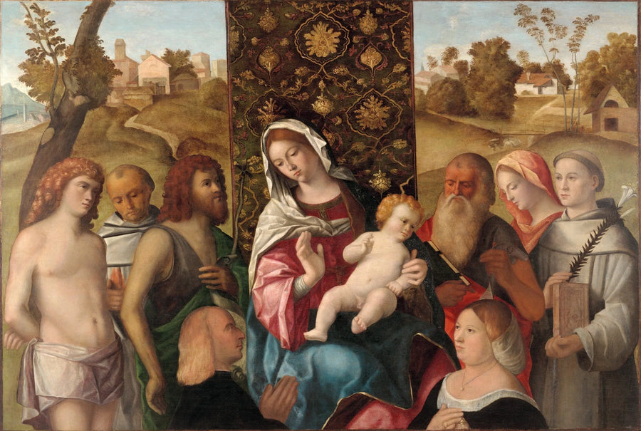 ภาพวาด Sacra Conversazione กับผู้บริจาค - Cima da Conegliano
