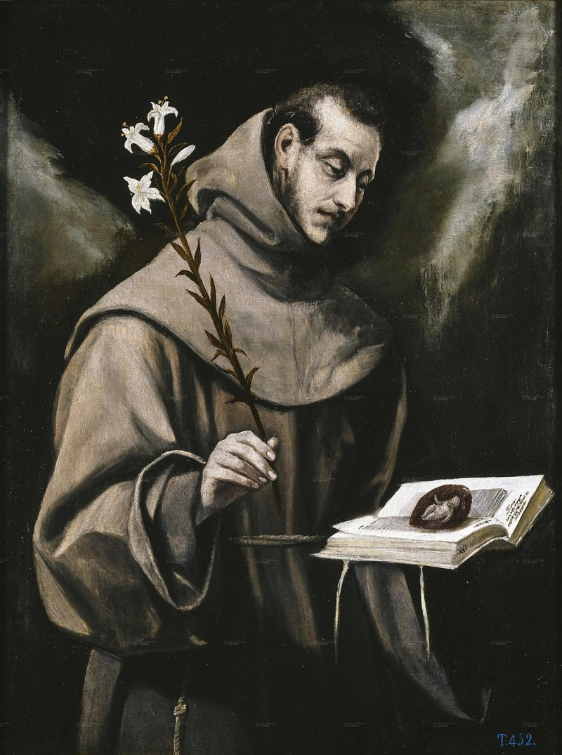 Saint Antoine de Padoue - El Greco
นักบุญอันโตนีแห่งปาดัว - เอล เกรโก