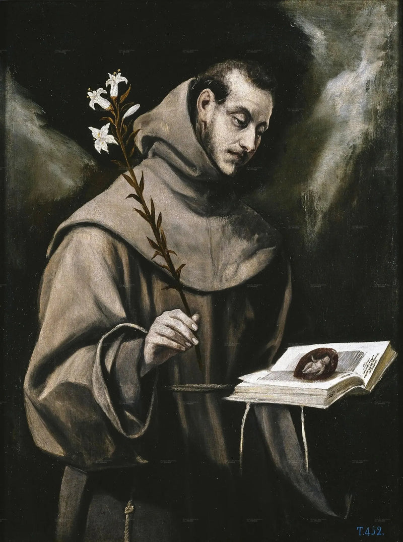 Saint Antoine de Padoue - El Greco
นักบุญอันโตนีแห่งปาดัว - เอล เกรโก