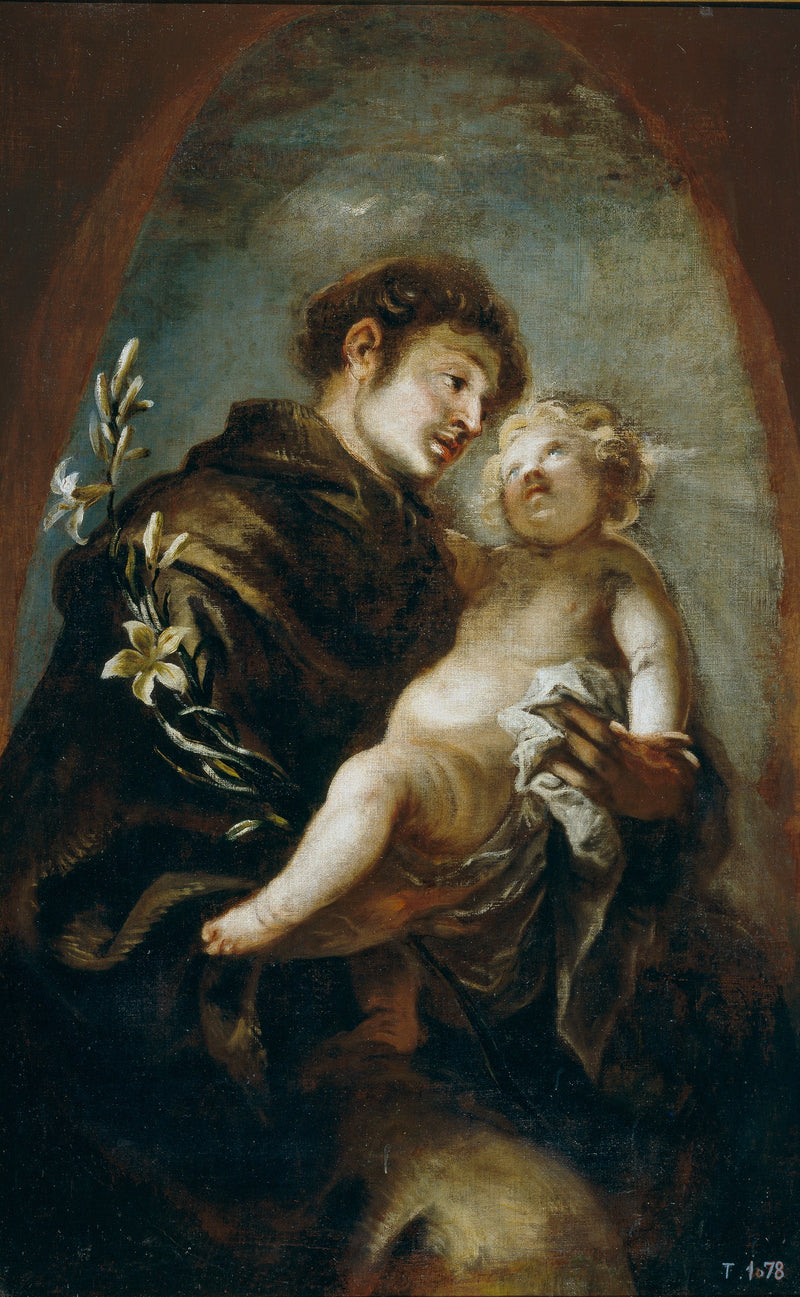 Saint Antoine de Padoue - Francisco Herrera the younger