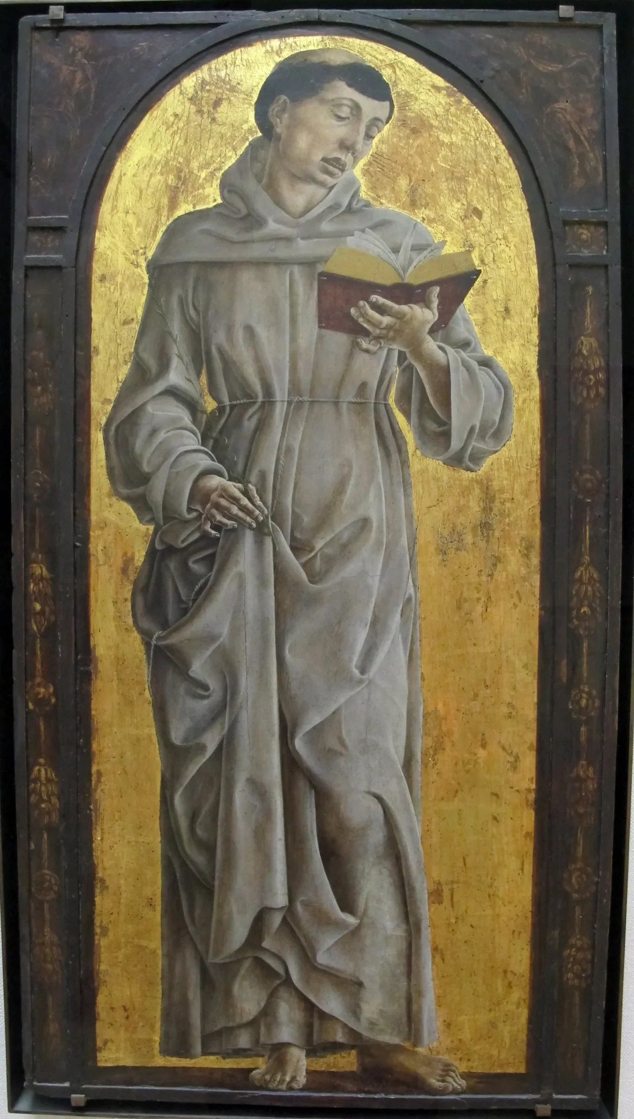 Saint Antoine de Padoue lisant - Cosmè Tura image 1 reproduction d’œuvre d’art à l’huile