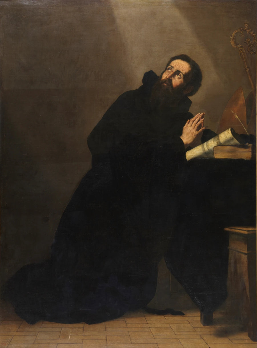 Saint Augustin en prière - José de Ribera