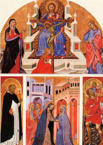 Saint Dominique (retable de la Trinité) - Bartolo di Fredi - Alpha Reproduction