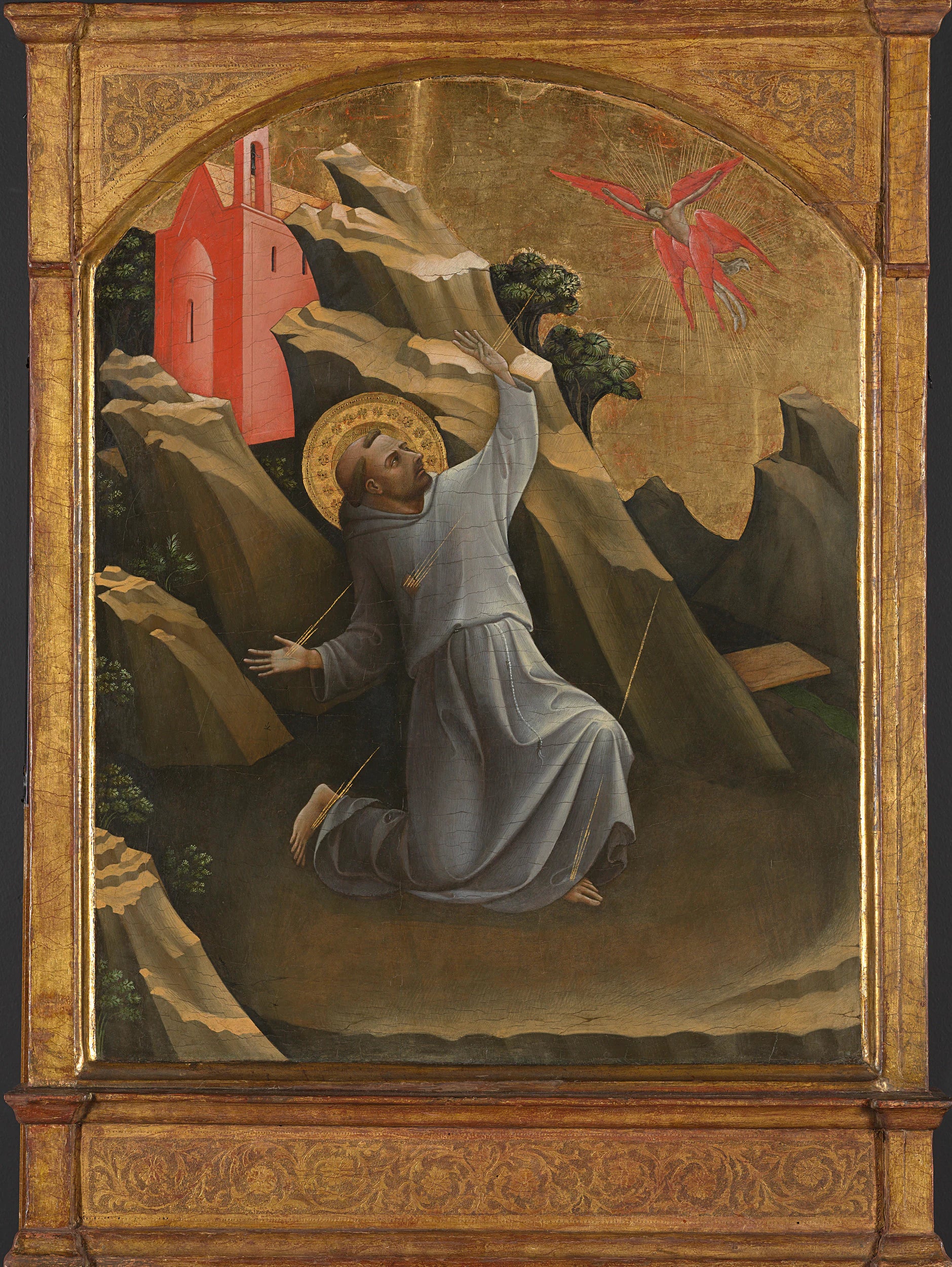 Saint François d'Assise reçoit les stigmates - Lorenzo Monaco