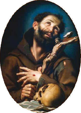 Saint François d'Assise - Bernardo Strozzi