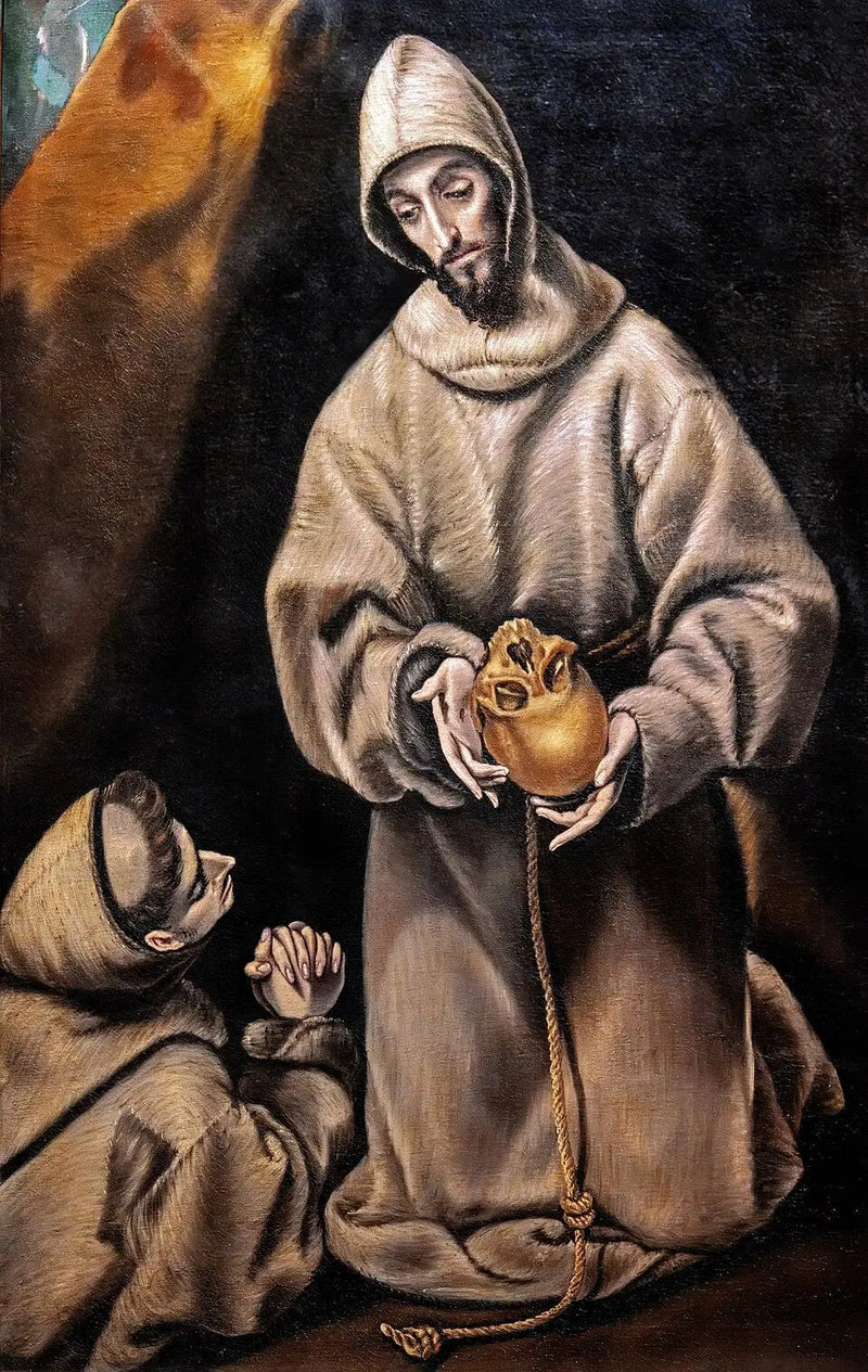 Saint François et frère Léon - El Greco
นักบุญฟรานซิสและพระน้อง Léon - เอล เกรโก