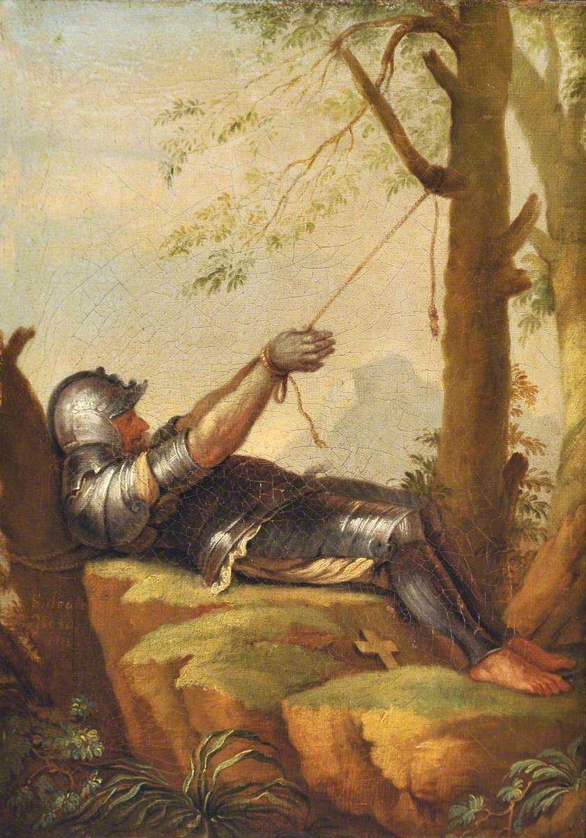 Saint Guillaume de Maleval - Salvator Rosa image 1 reproduction réalisée par Alpha Reproduction