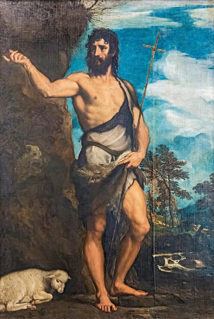 Saint Jean-Baptiste au désert - Titian
นักบุญยอห์นผู้เผยพระวจนะในถิ่นทุรกันดาร - ติทิเยน