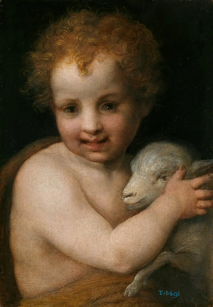 Saint Jean-Baptiste avec l'Agneau - Andrea del Sarto
เทียนจาเบต์กับลูกแกะ - อันเดรีย เดล ซาร์โต