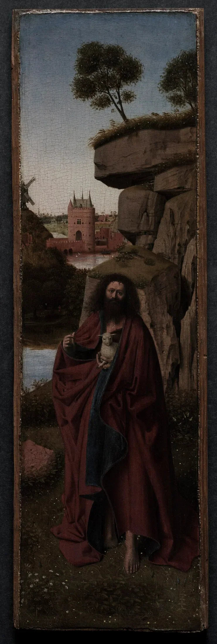 เซนต์ฌ็อง-บาติสต์ในทิวทัศน์ - Petrus Christus