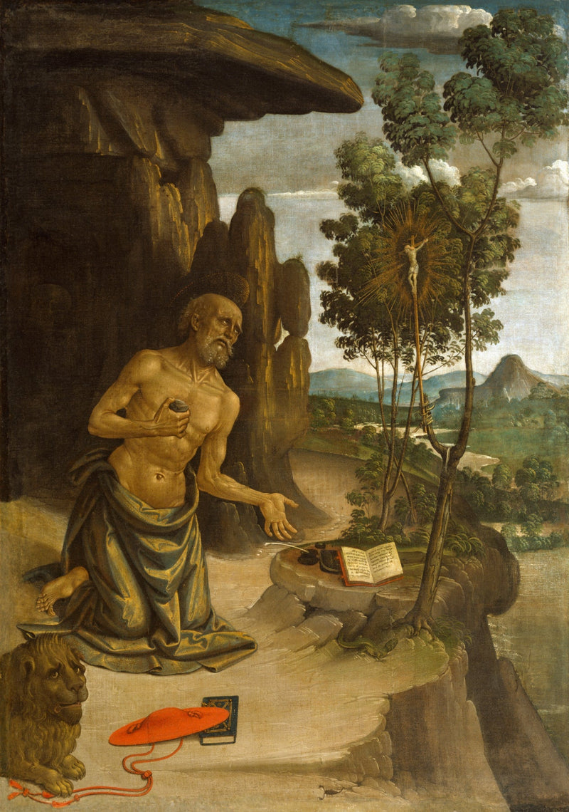 เซนต์เจอโรมในทะเลทราย - Pinturicchio
