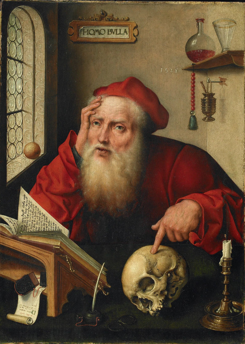 เซนต์เจอรมในห้องทำงานของเขา - Joos van Cleve