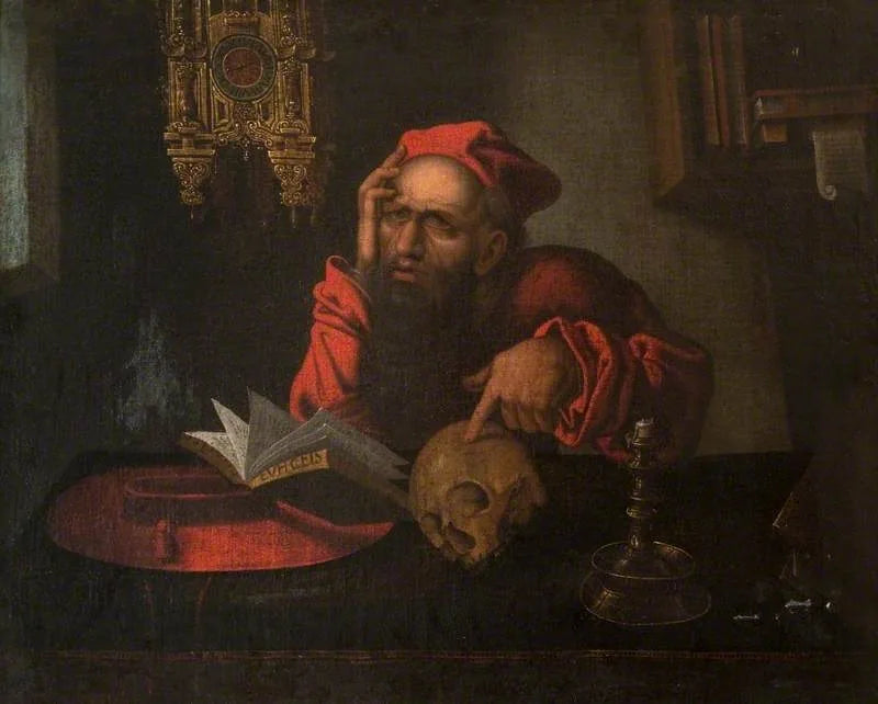 เซนต์เจอโรมในห้องทำงานของเขา - Joos van Cleve