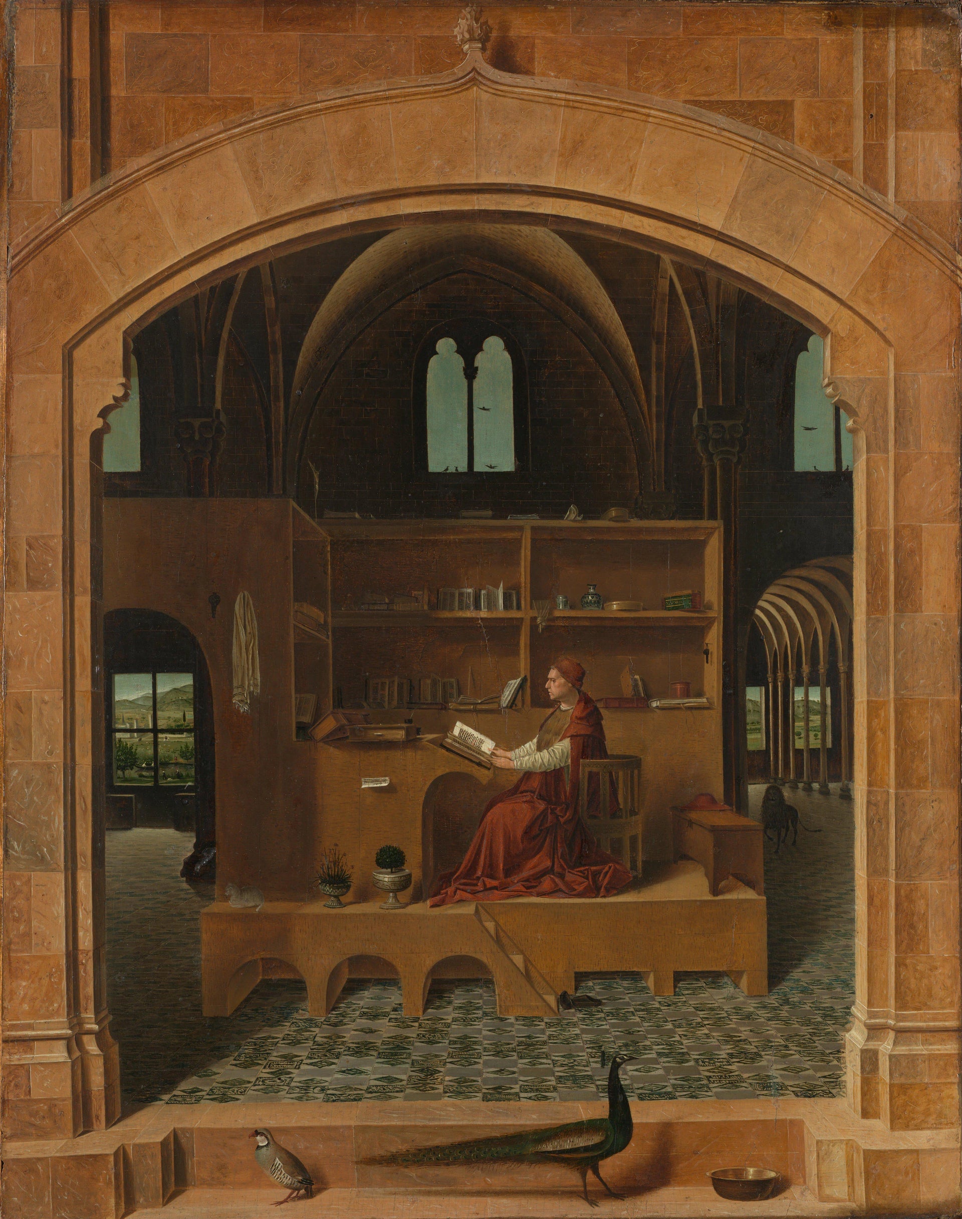 Saint Jérôme dans son étude - Antonello de Messine