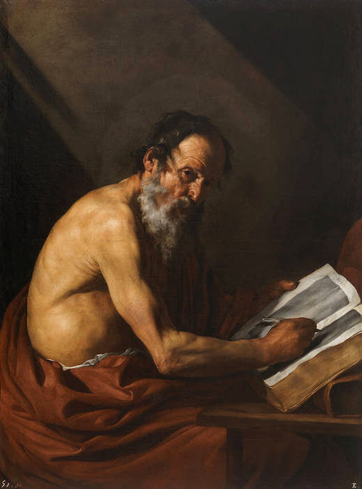 เซนต์เจอโรมกำลังเขียนหนังสือ - Jusepe de Ribera