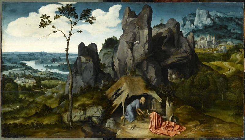 Saint Jérôme en pénitence, dans le désert - Joachim Patinir