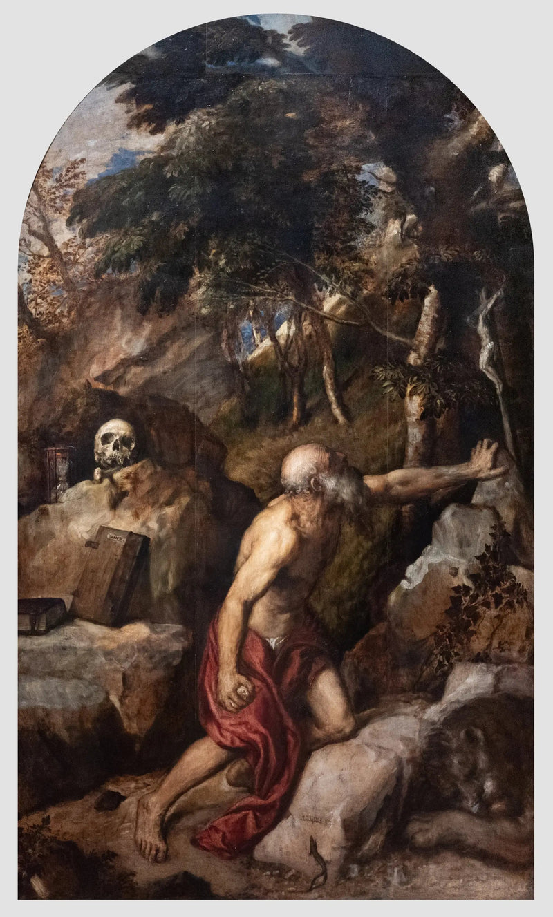 Saint Jérôme en pénitence - Titian
เซนต์เจอโรมในความอับอาย - ติเทียน