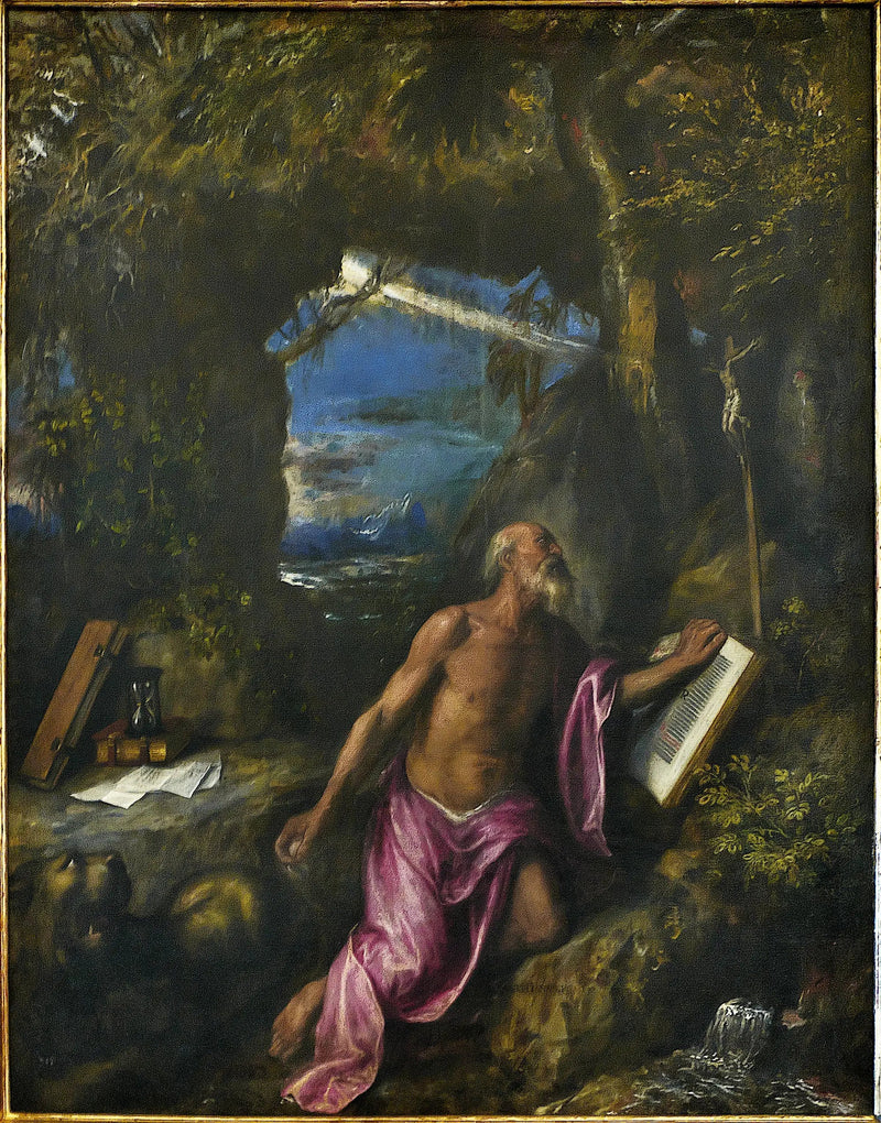 Saint Jérôme en pénitence - Titian
เซนต์เจอโรมในความอับอาย - ติเทียน